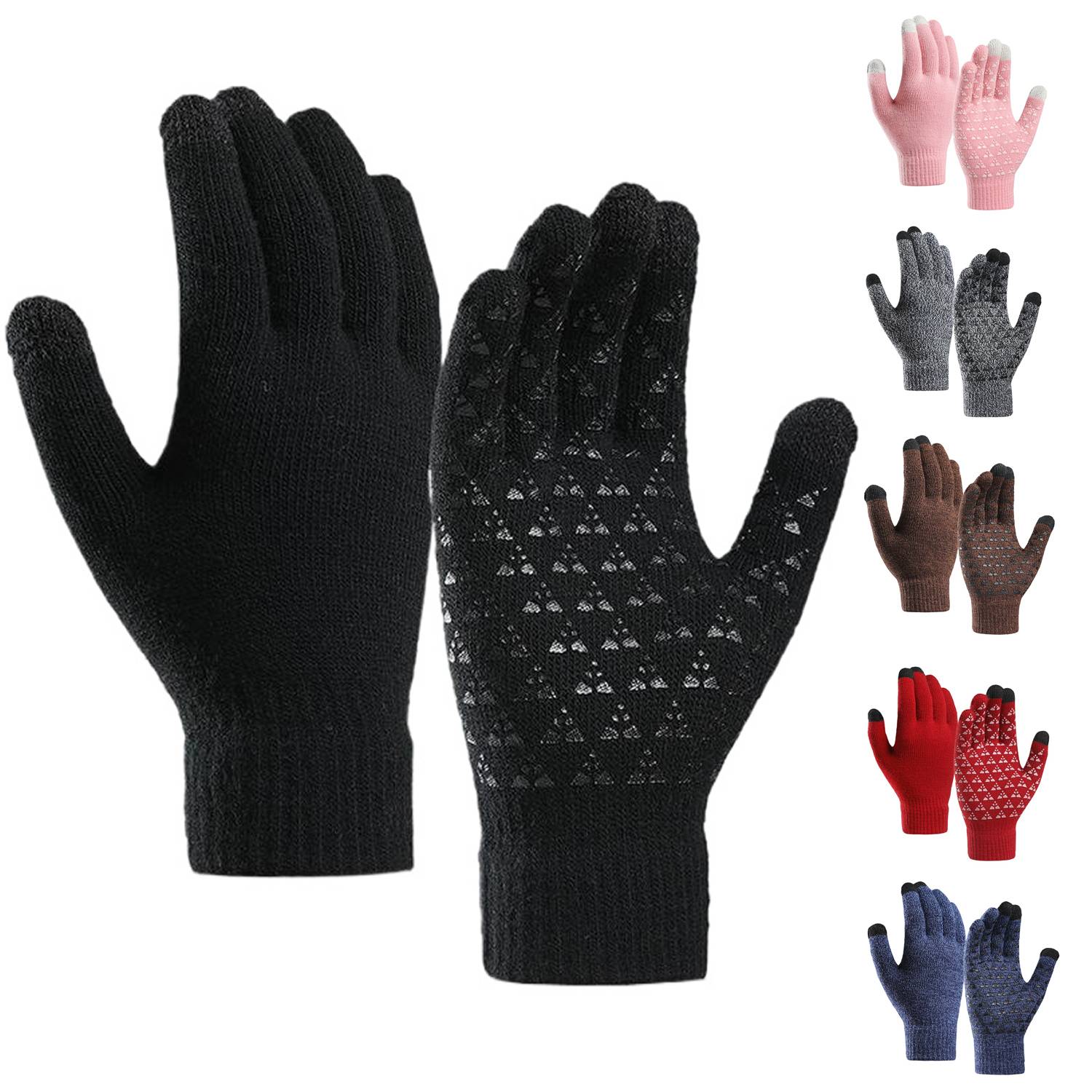 Winter Knit Touchscreen Gloves 5