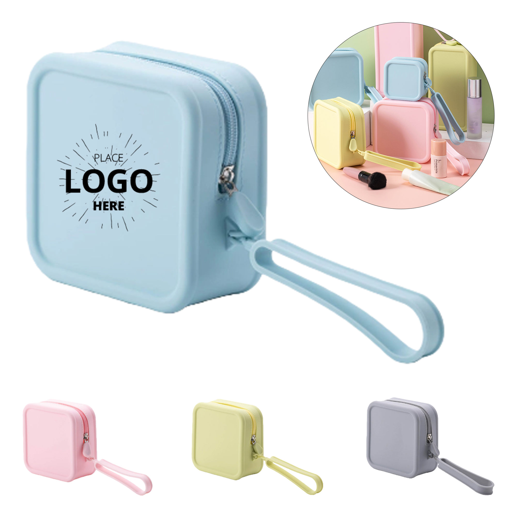 Portable Travel Silicone Make Up Bag 1
