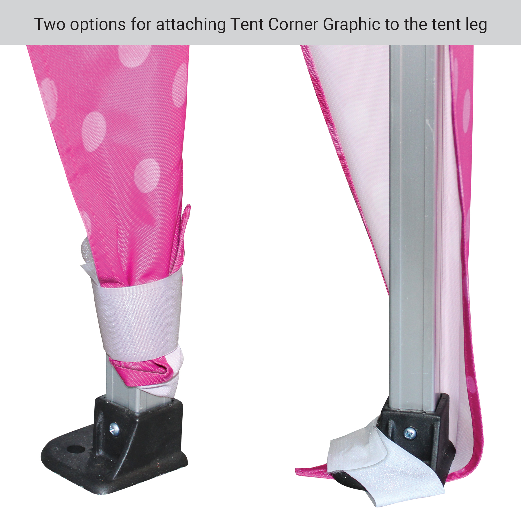 10' Premium Tent Corner Banner Set 5