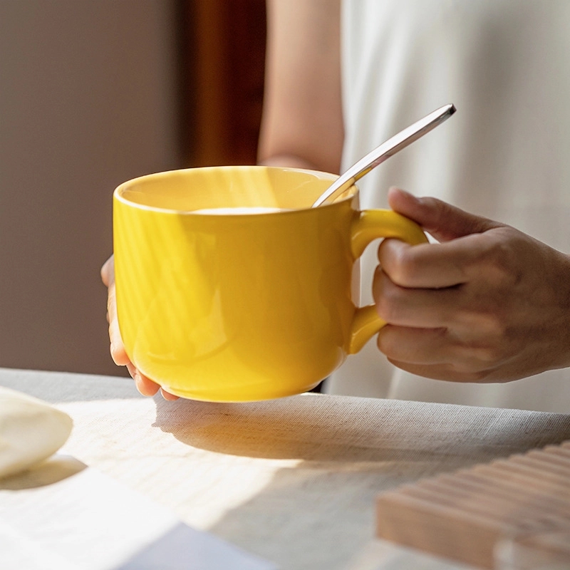 Large-Capacity Thickened Heat-resistant Ceramic Handle Mug 8