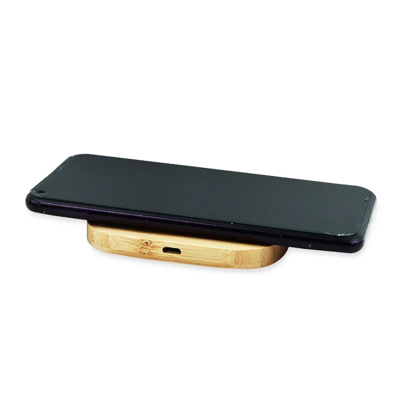 Bamboo Square Wireless Charger 1