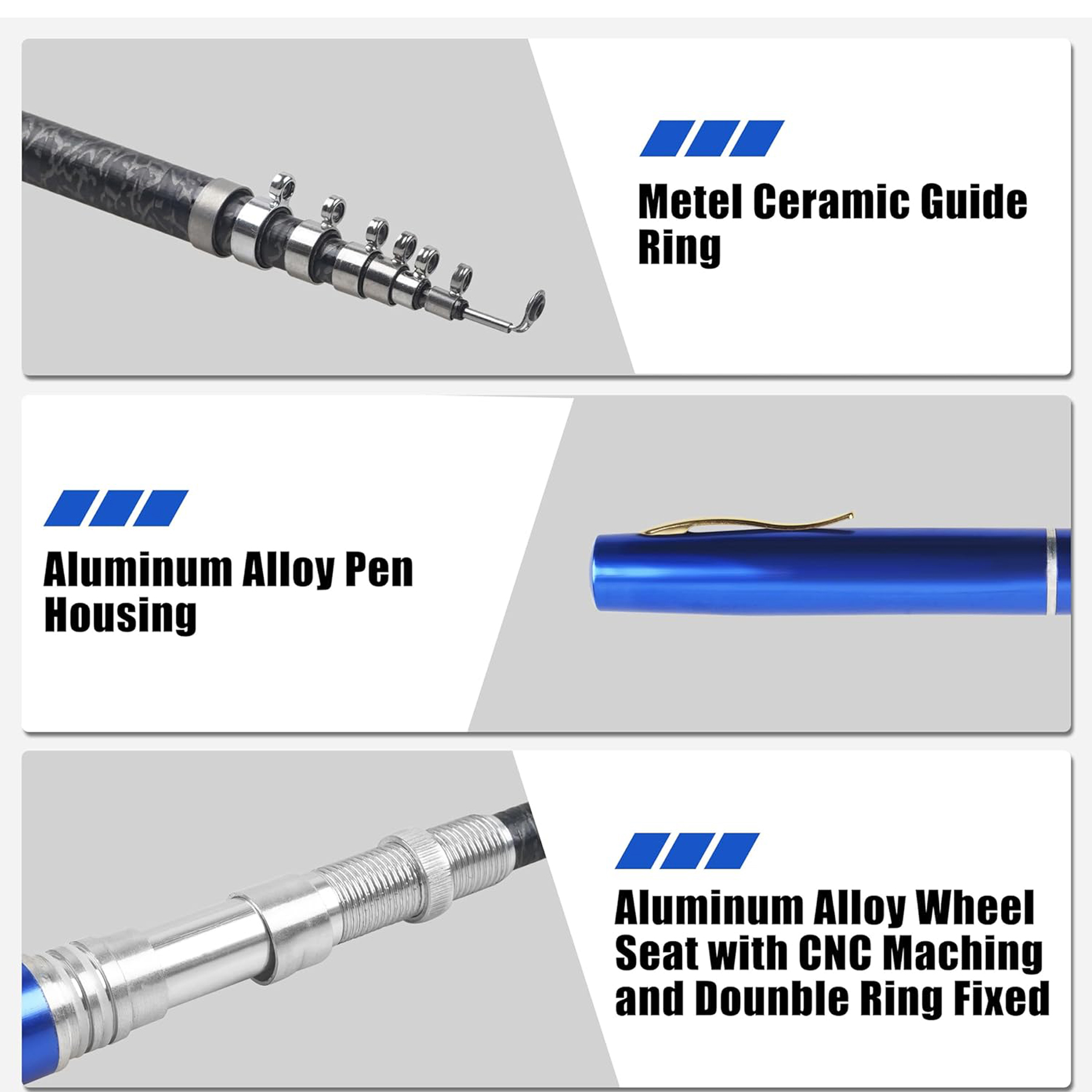 Portable Telescopic Fishing Rod Kit 3