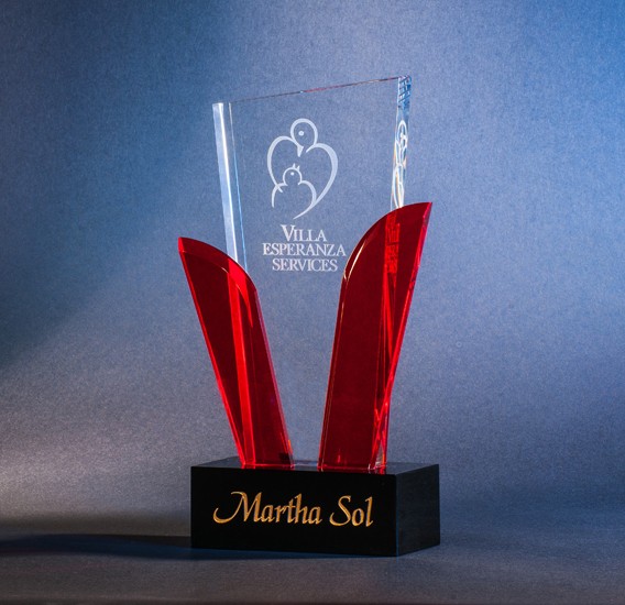 Artistic Expressions Crystal Blooming Crystal Award 2