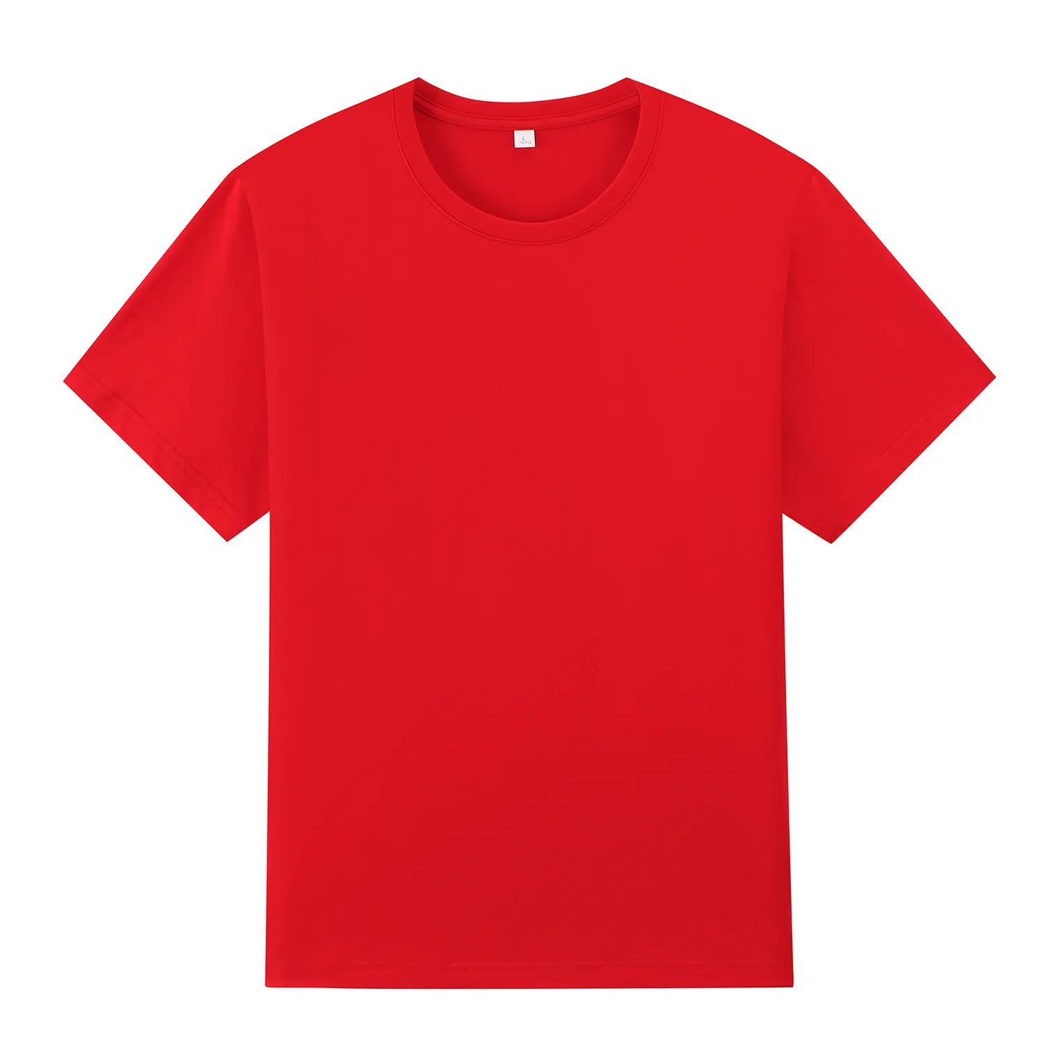 Cotton Round Neck T-shirt Custom 6