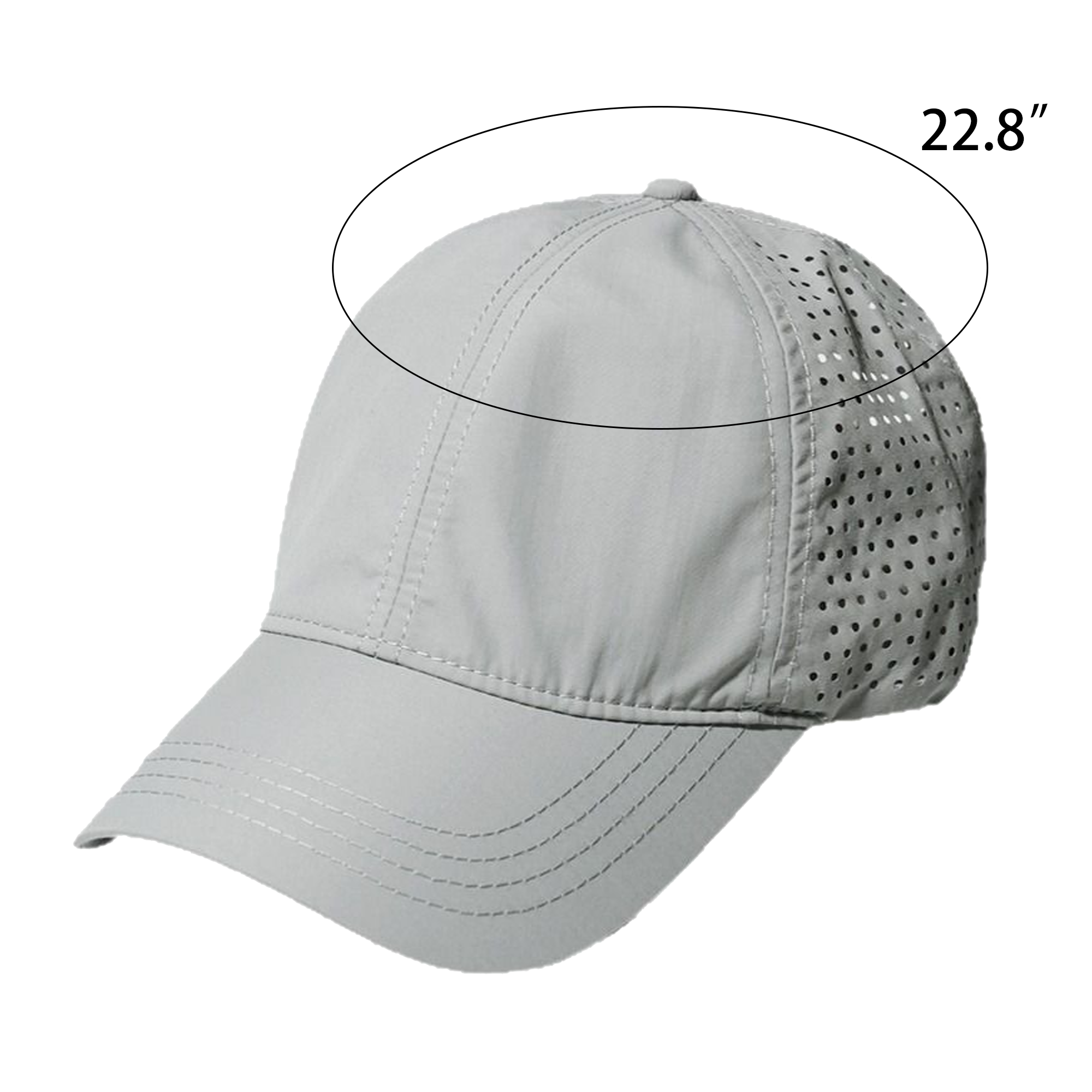 MOQ 50 Performance Mesh Running Cap 4