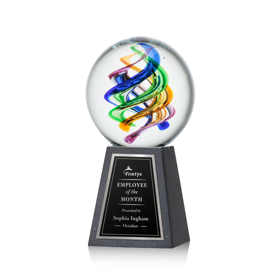 Galileo Award on Tall Marble Base 8