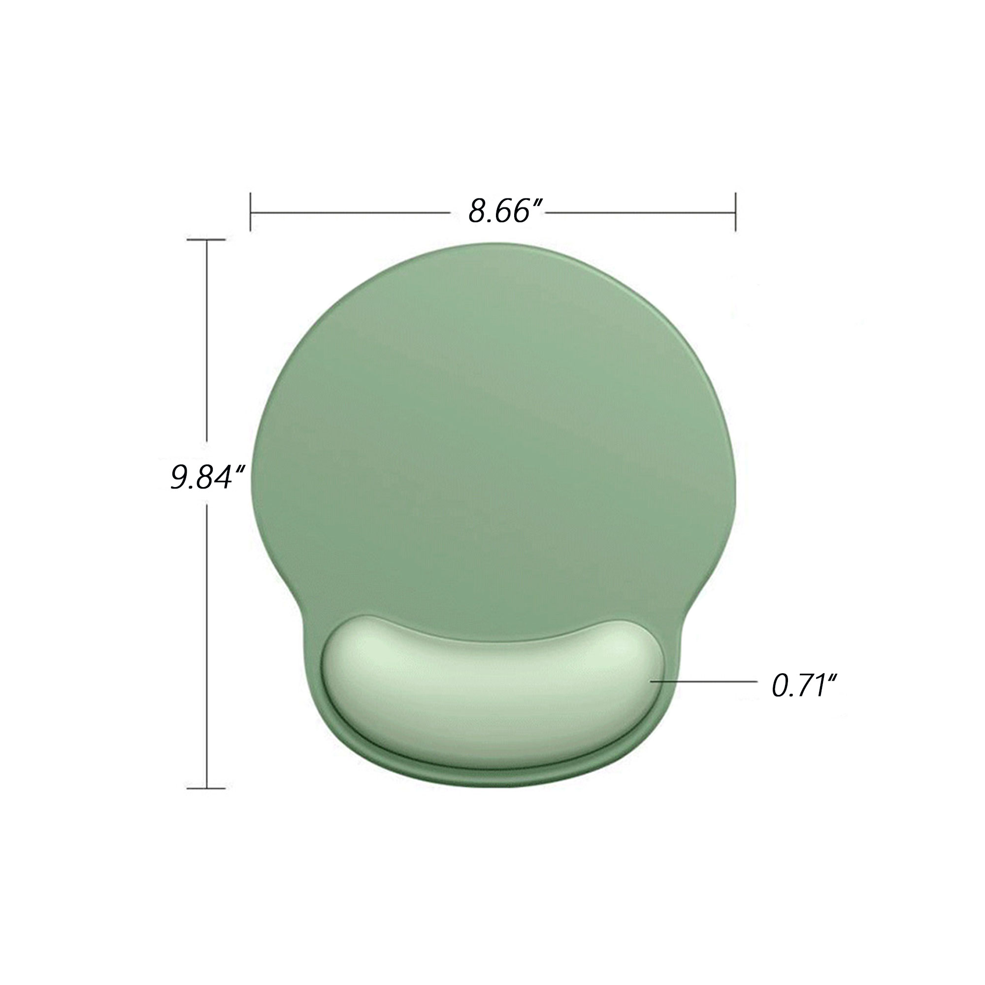 Office Mouse pad with Wrist Support 3