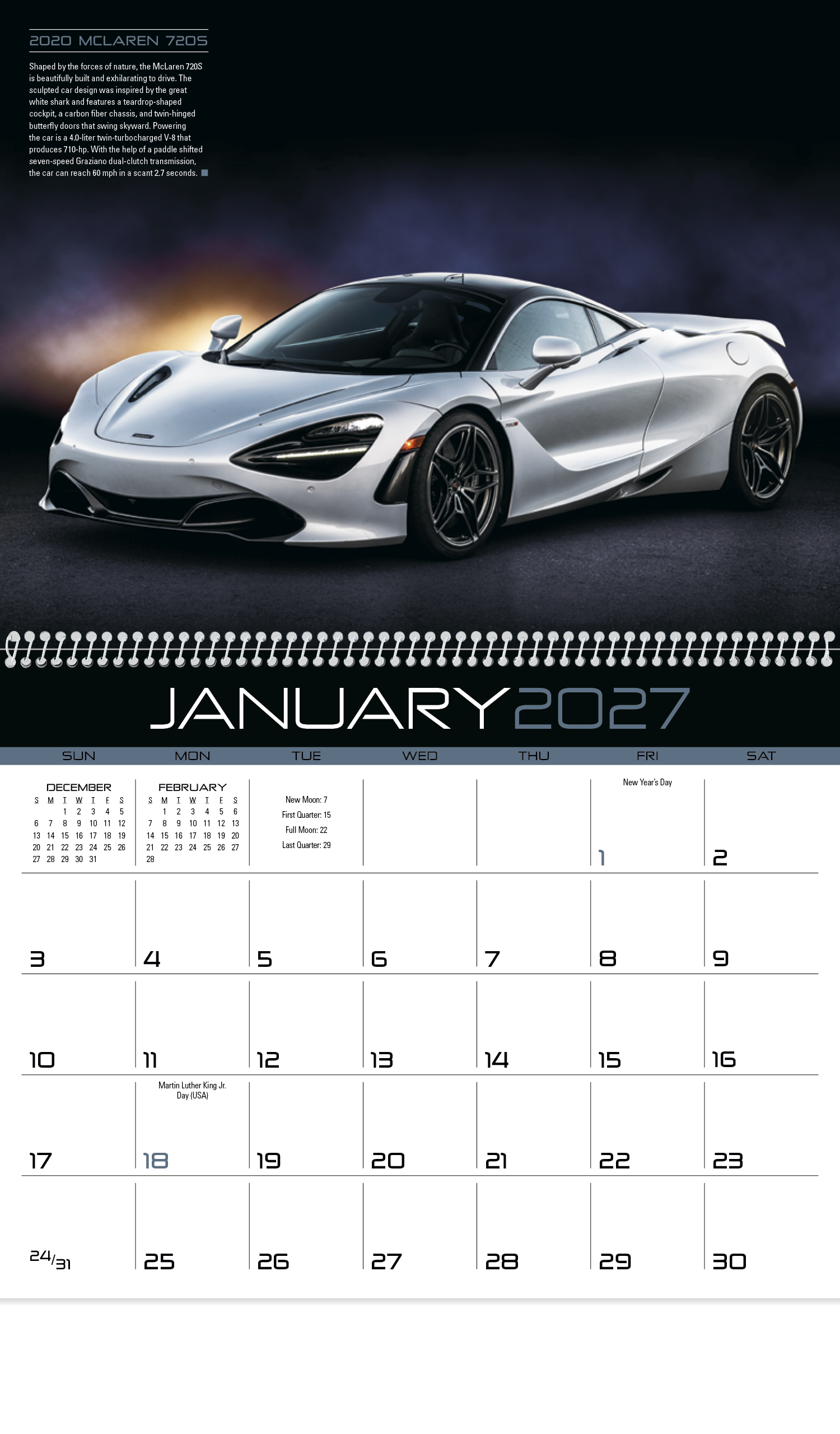 Triumph® Calendars Exotic Cars Calendar 80