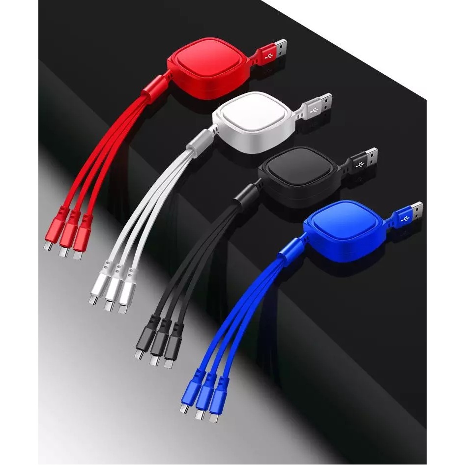 3-In-1 Retractable Charging Cable 7