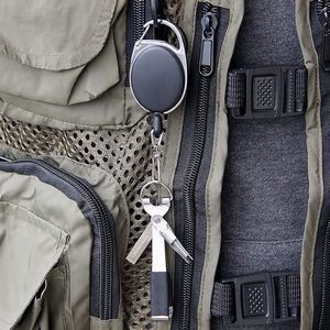 Multi Function Knife Tool Stainless Steel With Carabiner Keychain 5