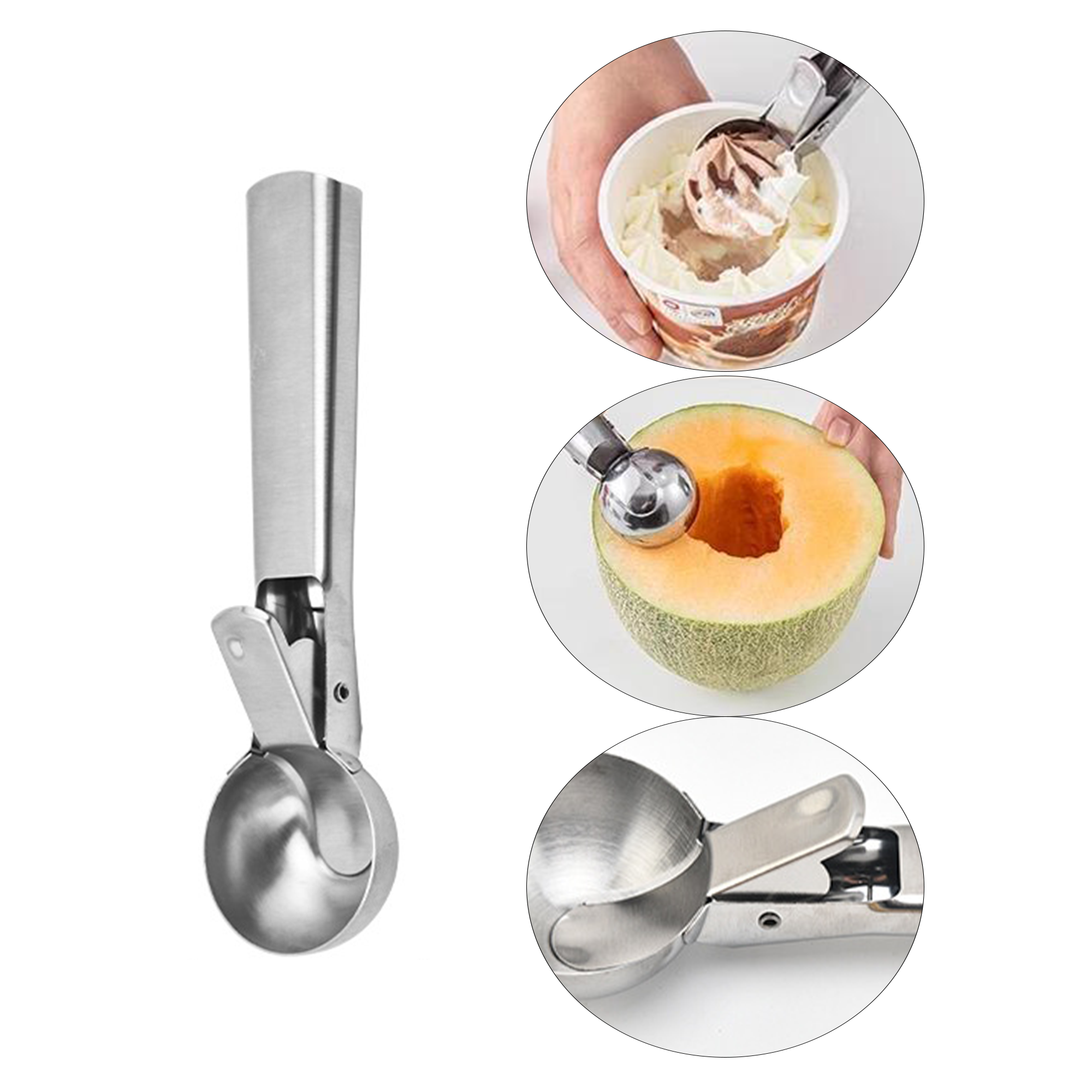 Stainless Steel Ice Cream Scoop 1