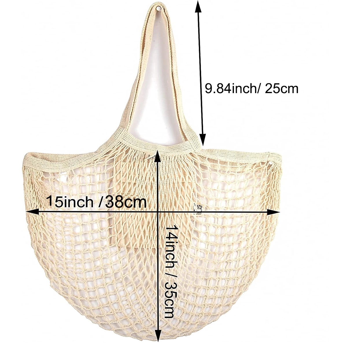 Reusable Cotton Mesh Grocery Bags 5
