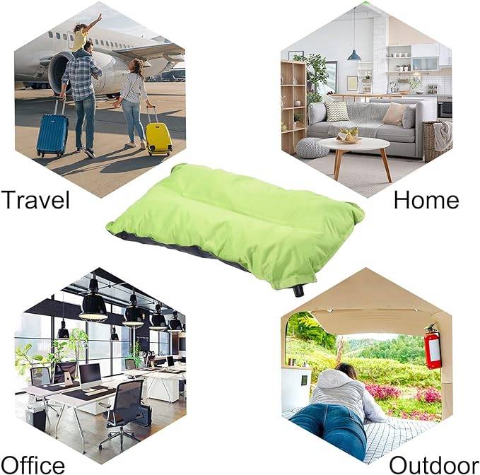Outdoor automatic inflatable pillow 5