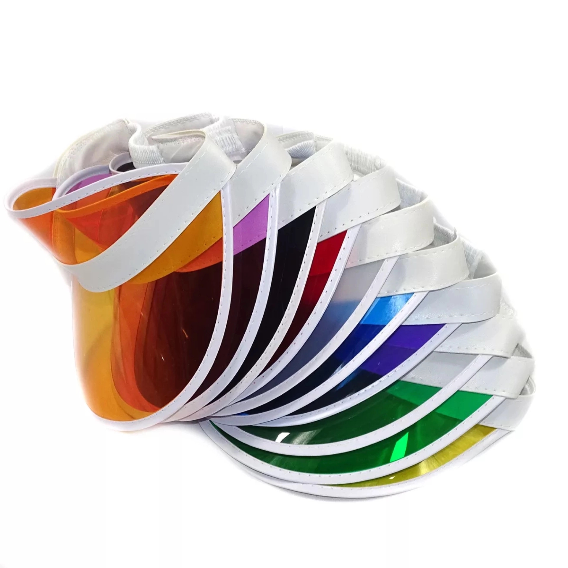 Transparent PVC Plastic Sun Visor 2