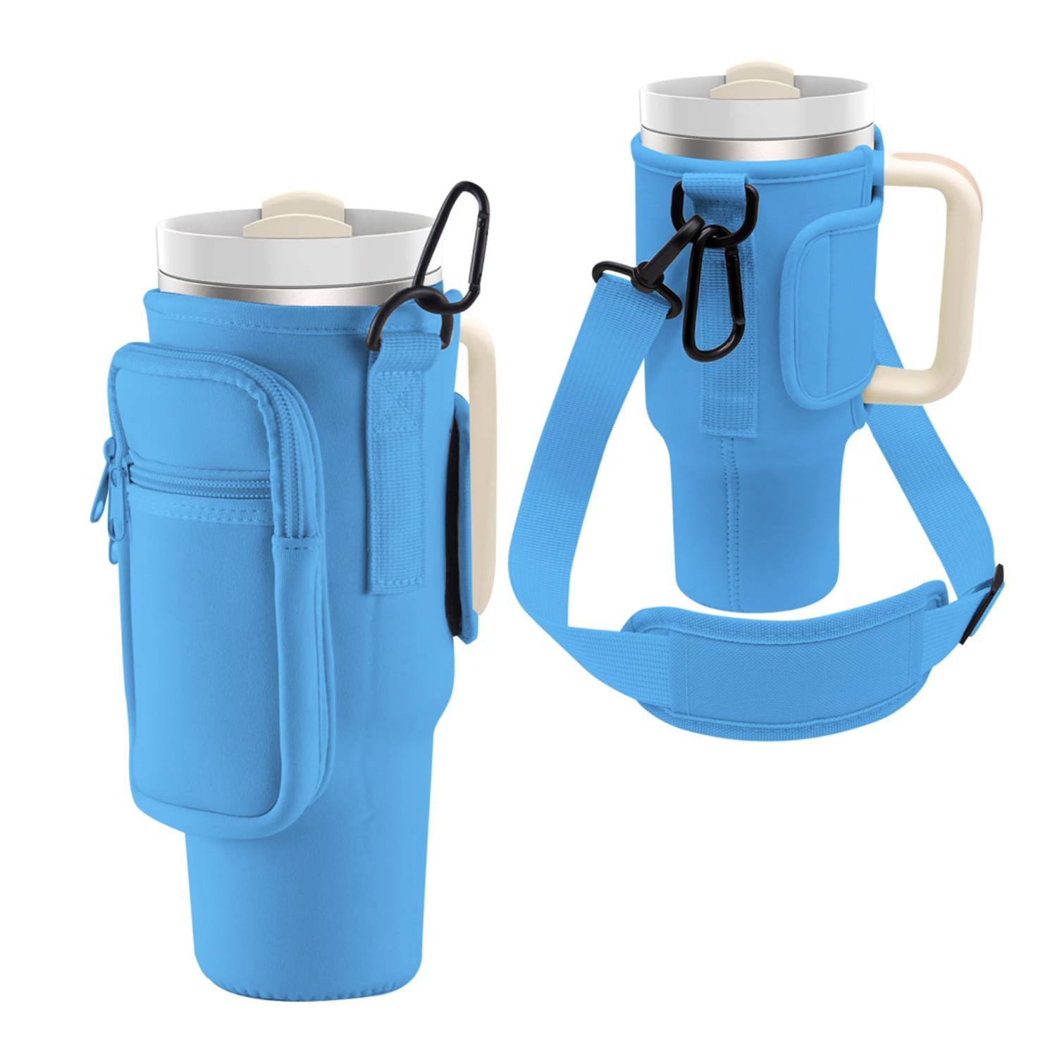 Neoprene Tumbler Sleeve with Shoulder Strap, 40 oz. 10