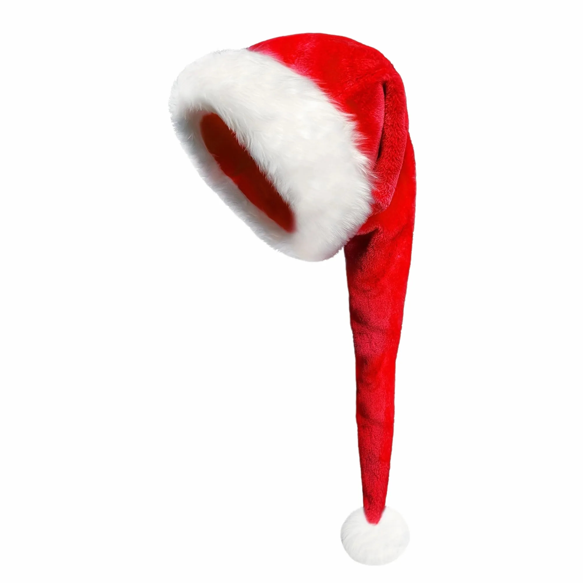 Long Plush Christmas Hat 3