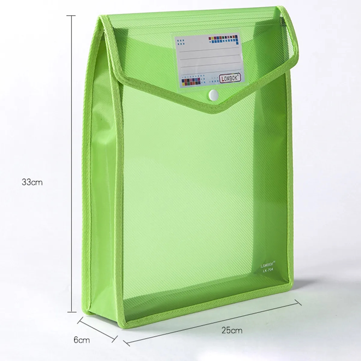 A4 Expandable Envelopes Plastic Document Folder with Button 3