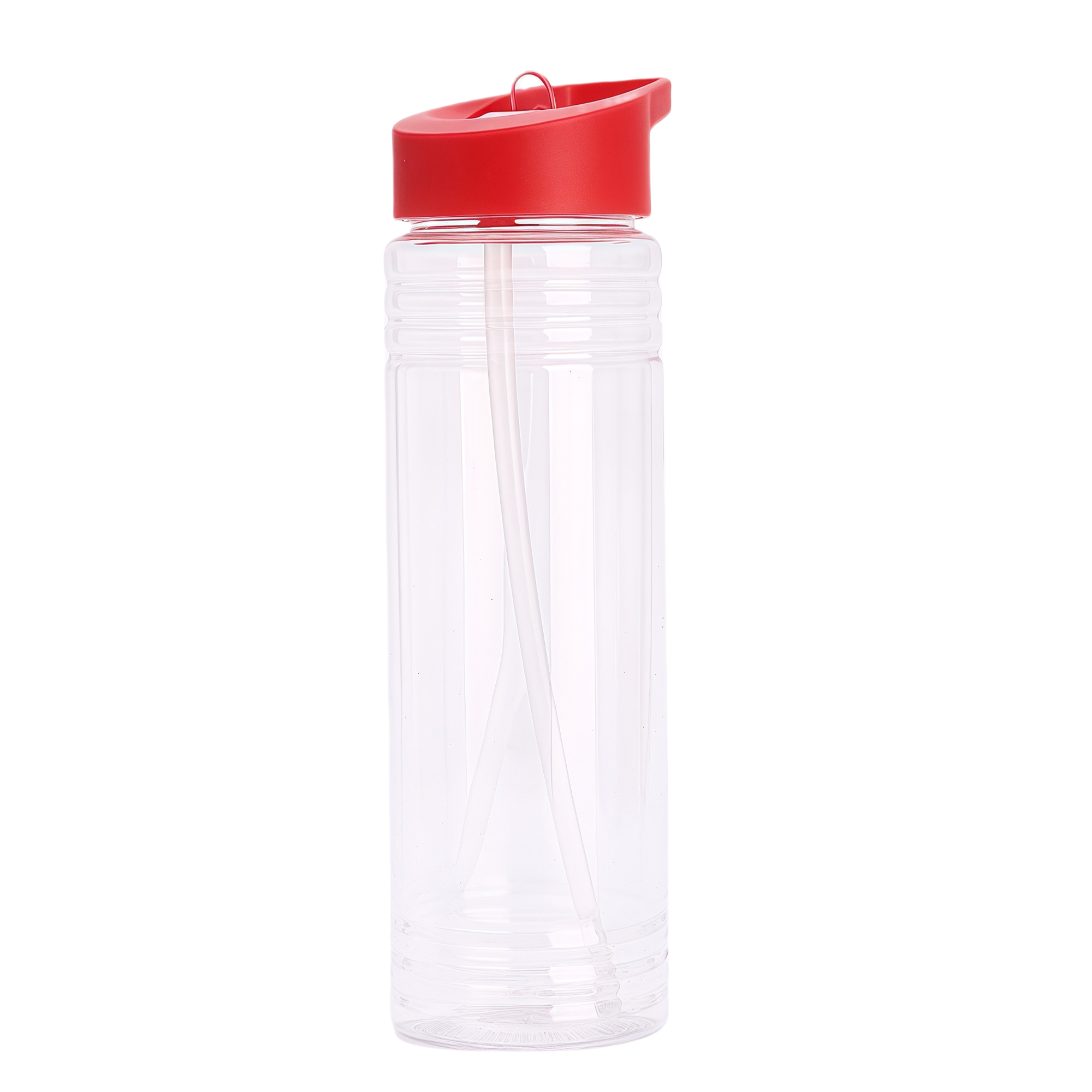 700ml Plastic PS Straw Cup with Handle Lid 9