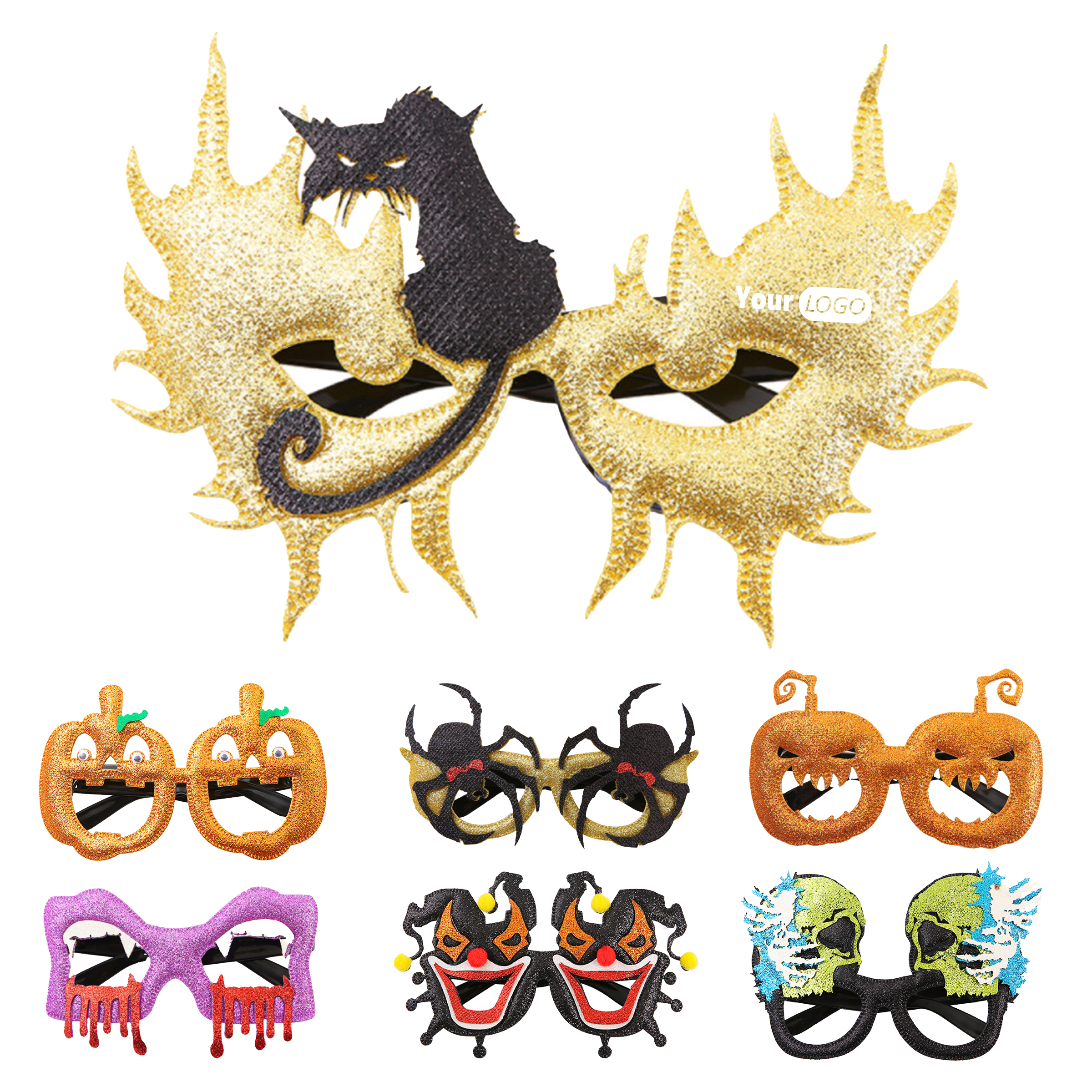 Cloth Spooky Spider Halloween Glasses ?C Bold And Fun Accessory 2