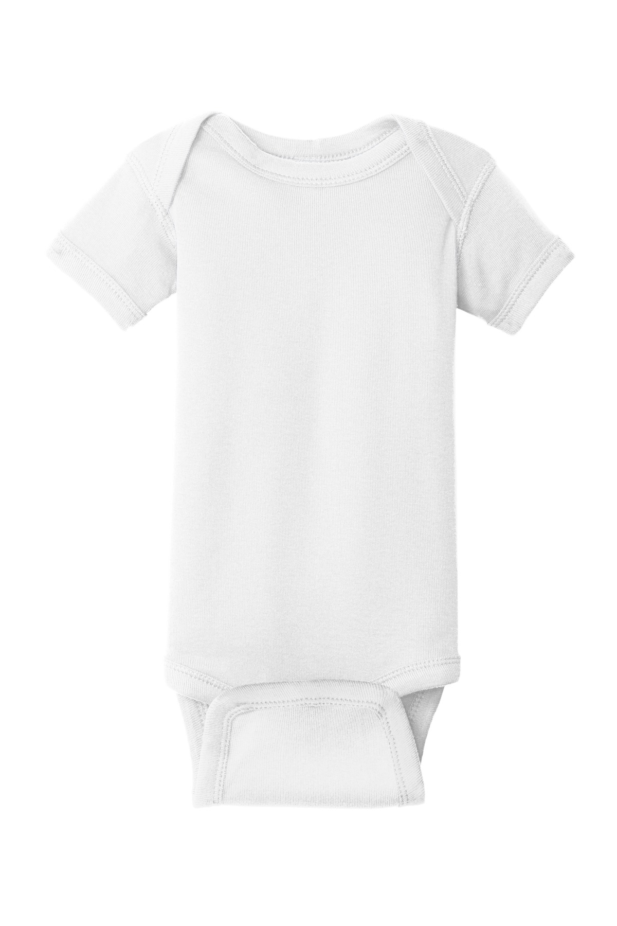 Rabbit Skins Infant Short Sleeve Baby Rib Bodysuit. RS4400 25