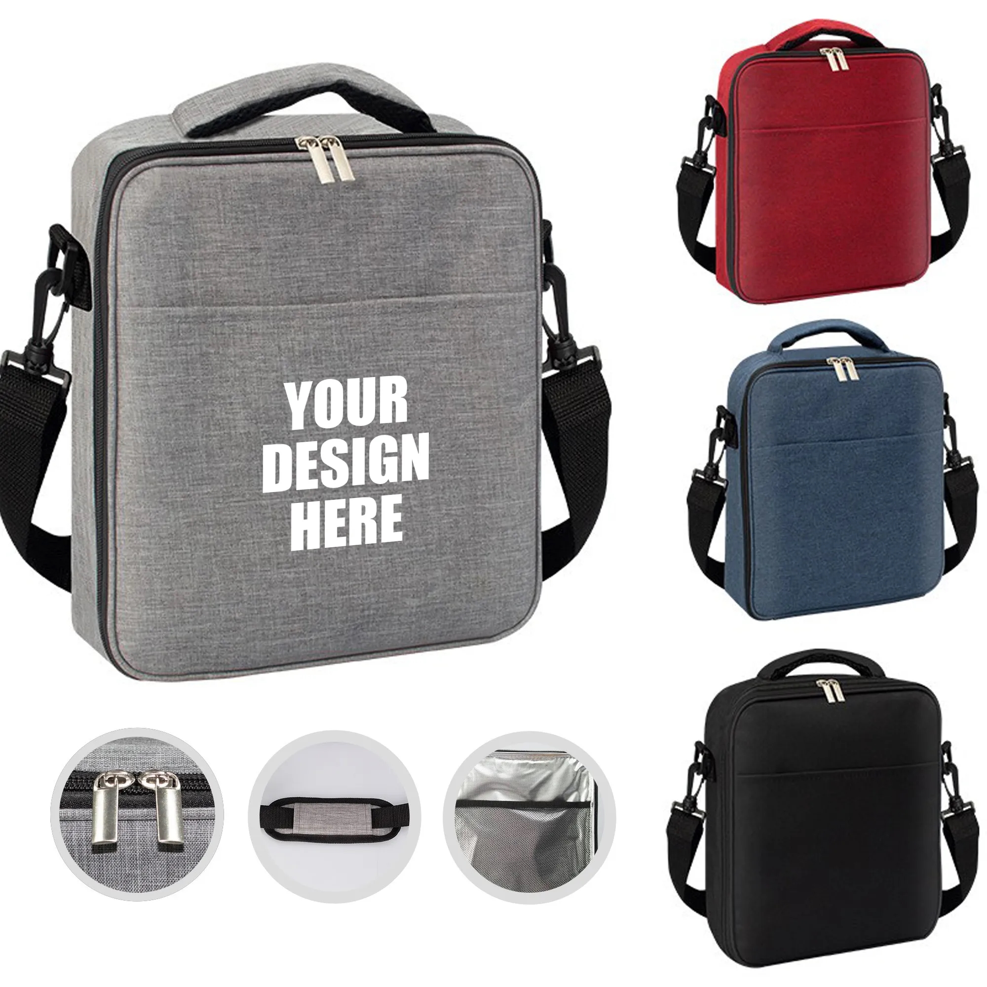 Aluminum Foil Tote Lunch Cooler Bag 3