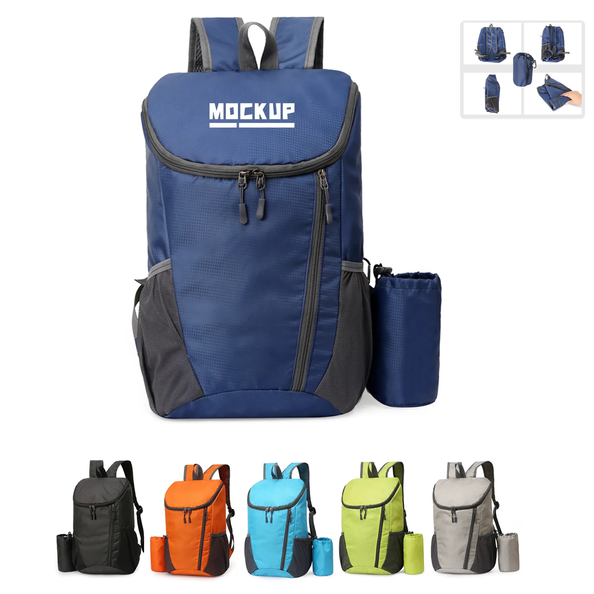 Folding Backpack MOQ 100 PCS 3