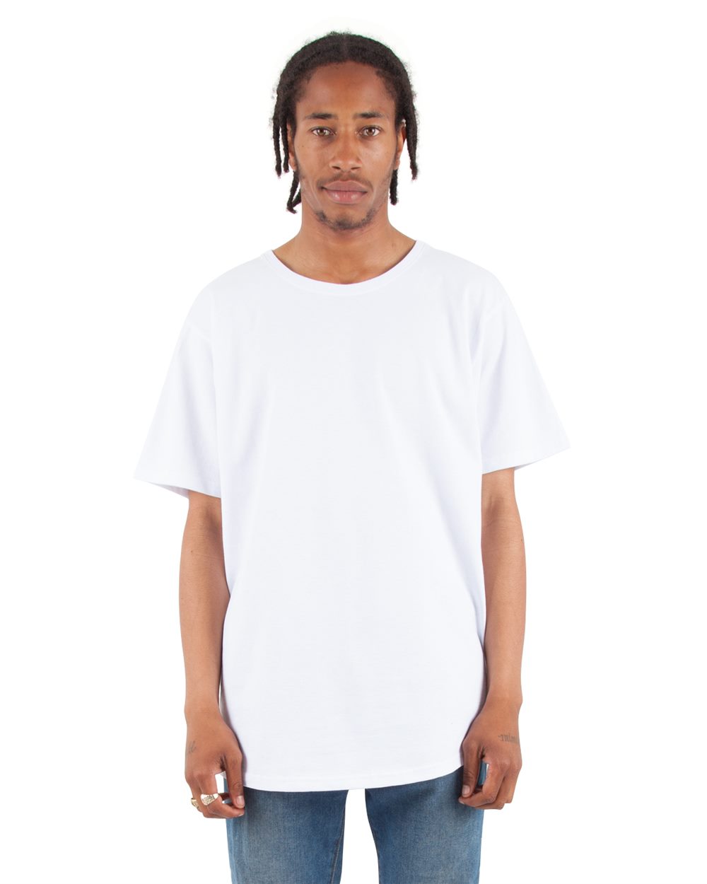 Unisex Curved Hem Long T-Shirt - SHCLT 1