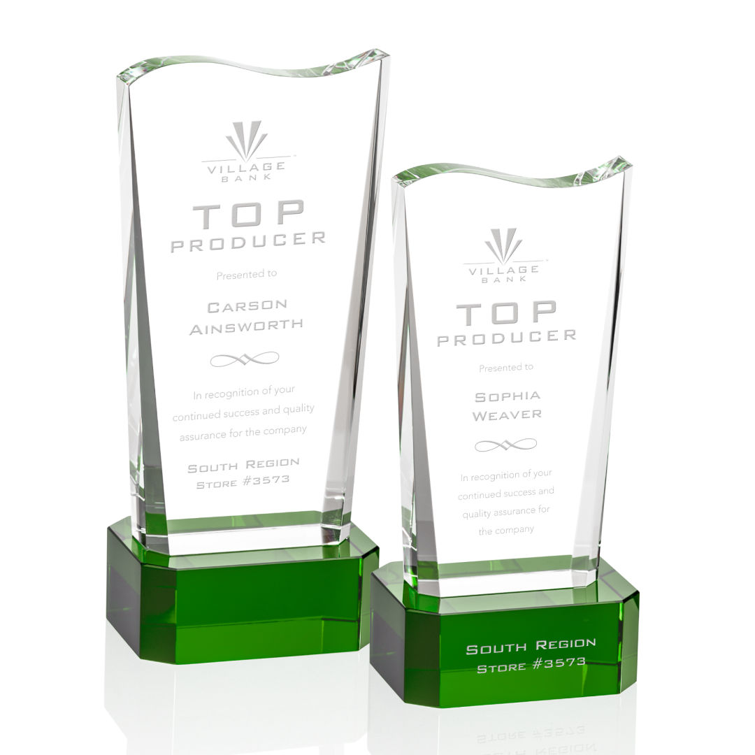 Violetta Award on Base - Green