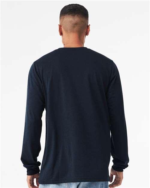 Unisex Triblend Long Sleeve Tee - 3513 4