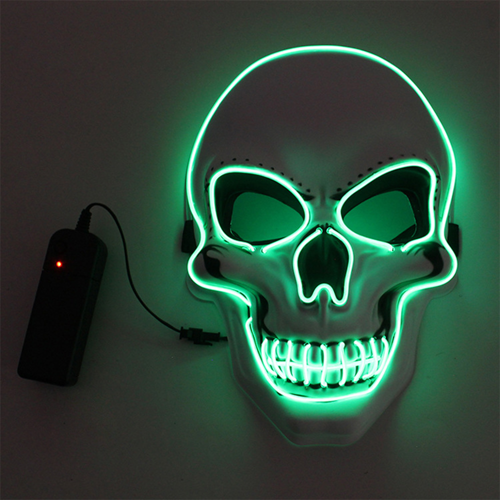 Halloween LED Skeleton Luminous Mask 4