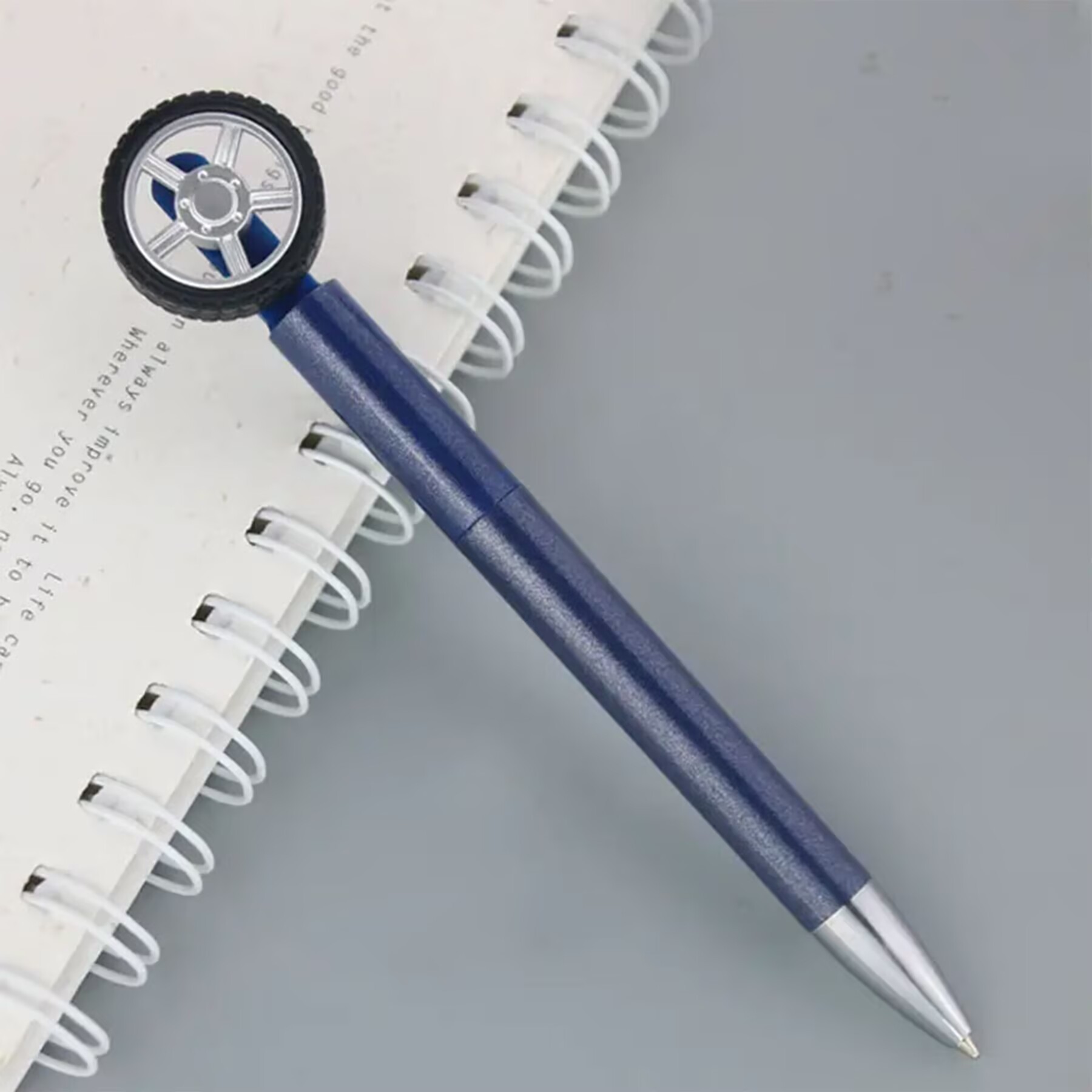 Tire Shaped Rotating Ballpoint Pen 3