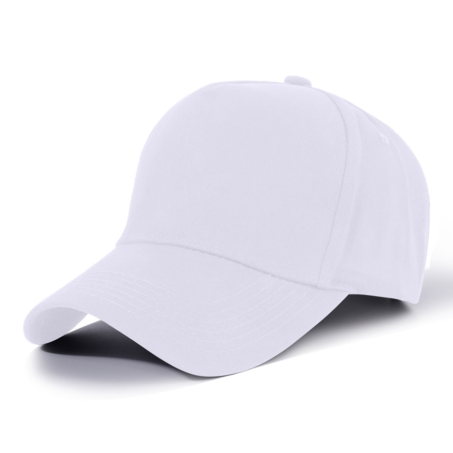 Stock Solid Color Cotton 5-Panel Baseball Cap 74