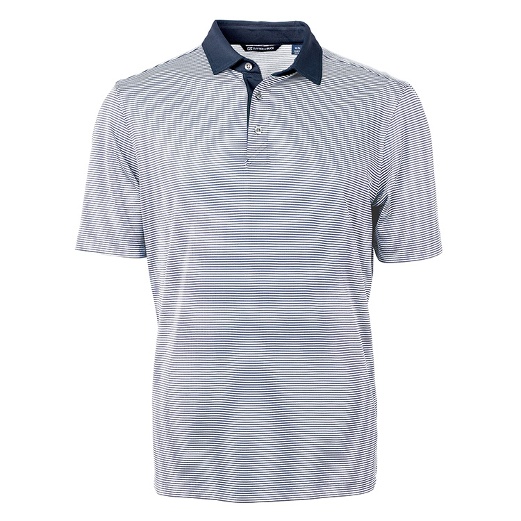 Cutter and Buck Virtue Eco Pique Micro Stripe Recycled Polo 4