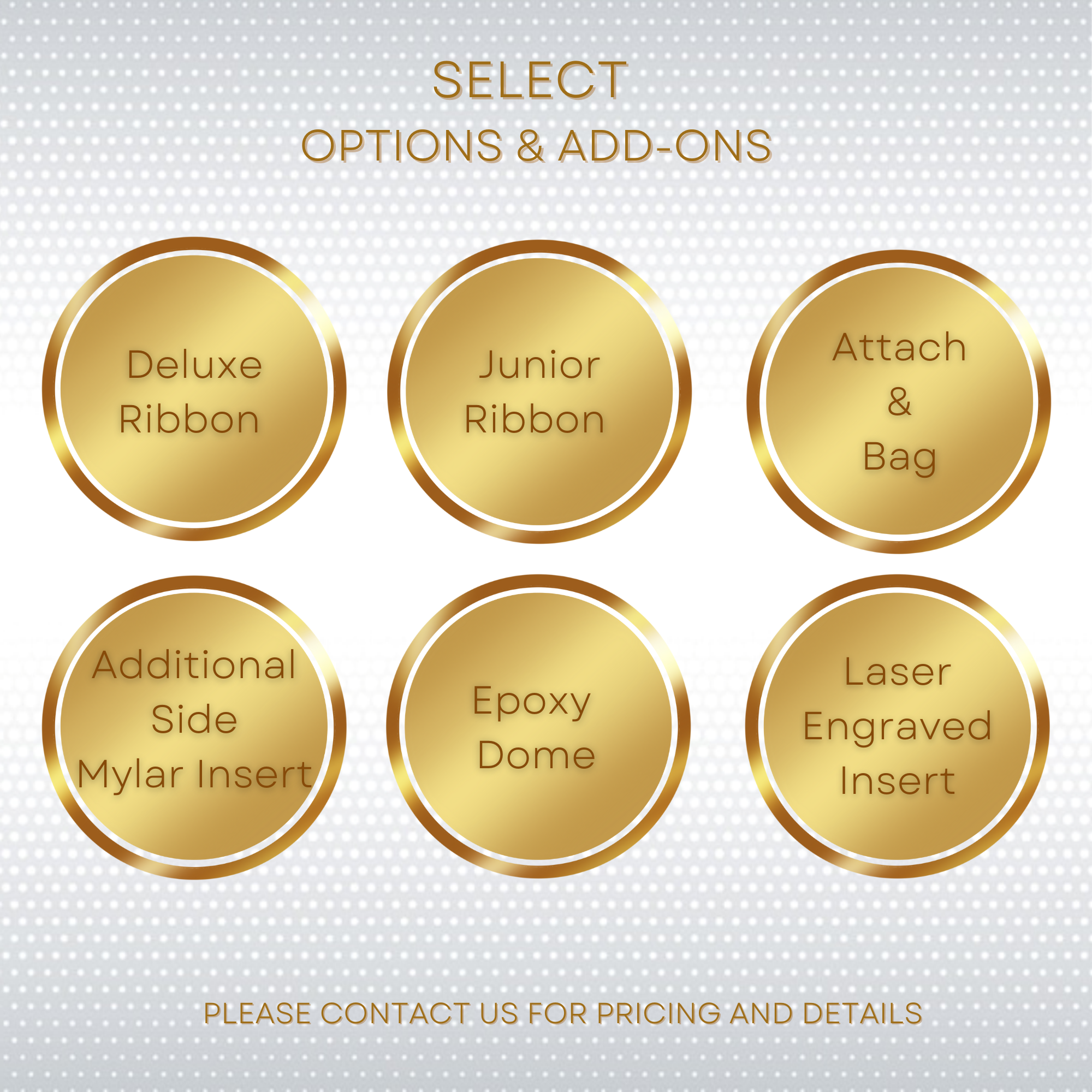 1.75" Medal w/1" Insert 1