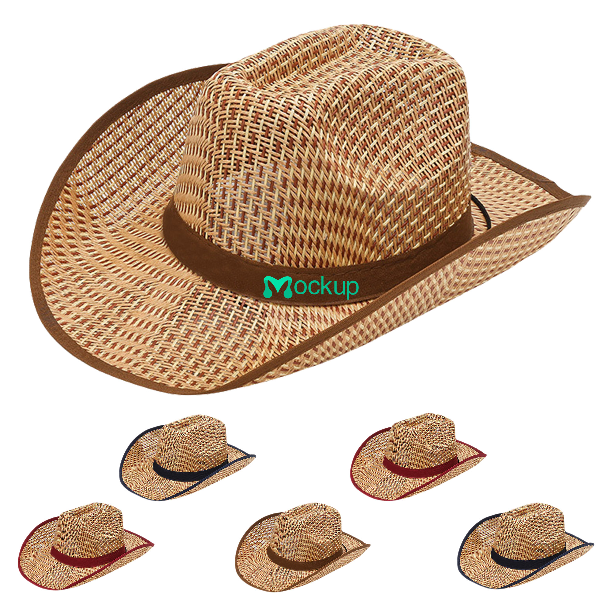 Lightweight Summer Straw Cowboy Hat 2