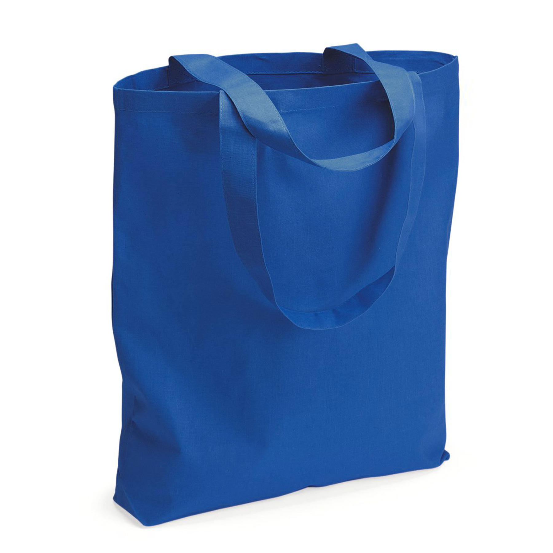 6 oz. 100% Medium Cotton Canvas Bottom Gusset Economy Tote Bag - 9" x 11" 4