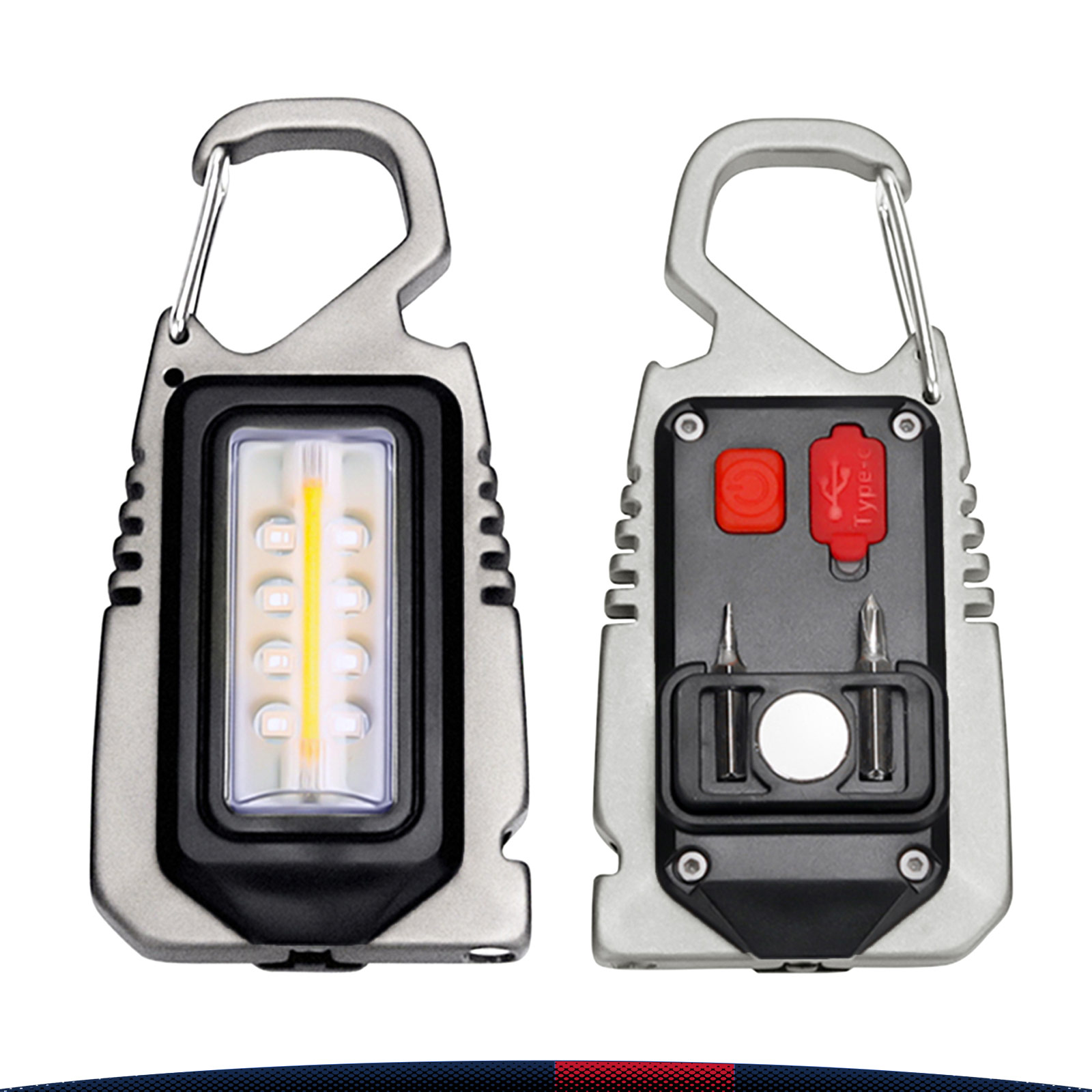 Rynor Multifunctional COB LED Keychain Flashlight 4
