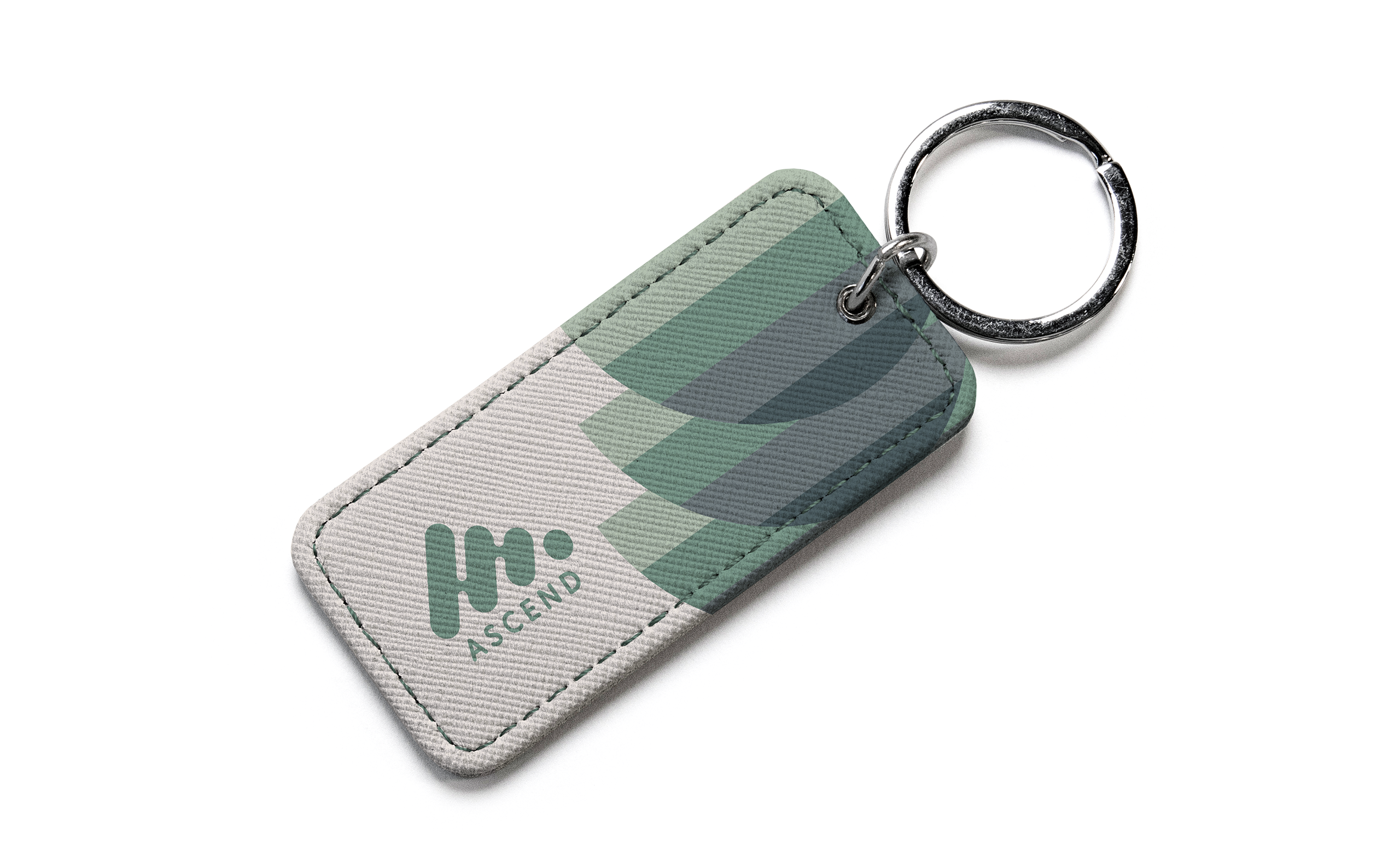 LVL Vegan Leather Rectangle Keychain