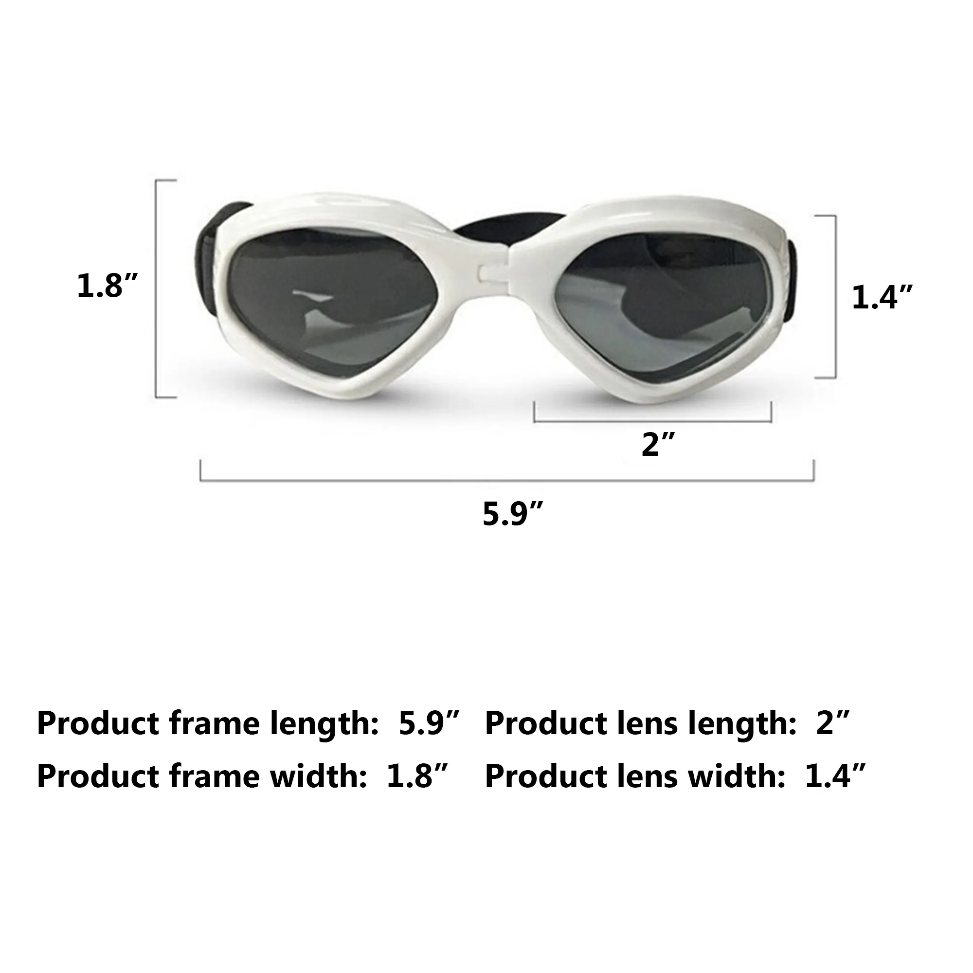 Stylish Foldable Pet Glasses Dog Sunglasses 10
