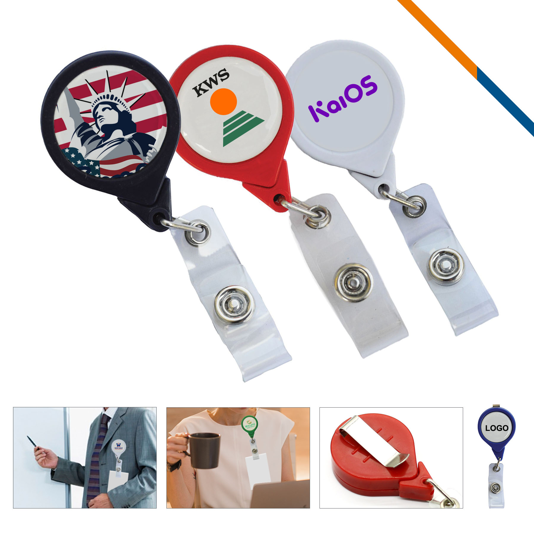 Lorpo Plastic Badge Reel 2