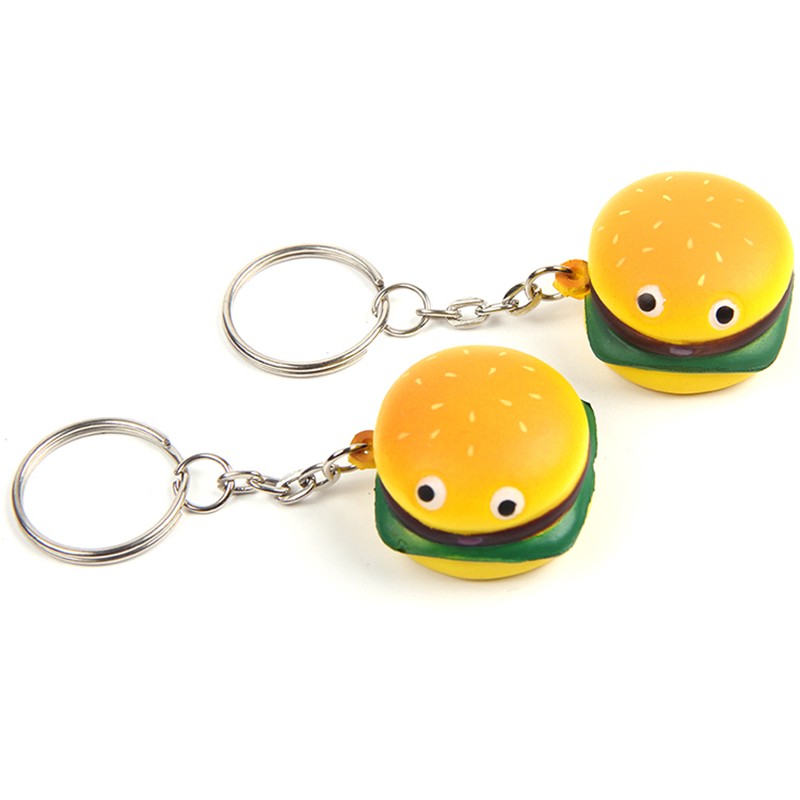 Creative Hamburger Keychain 7
