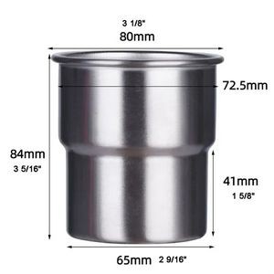 10oz Stainless Steel Camping Coffee Mug w/Wood Sleeve & Lid 2