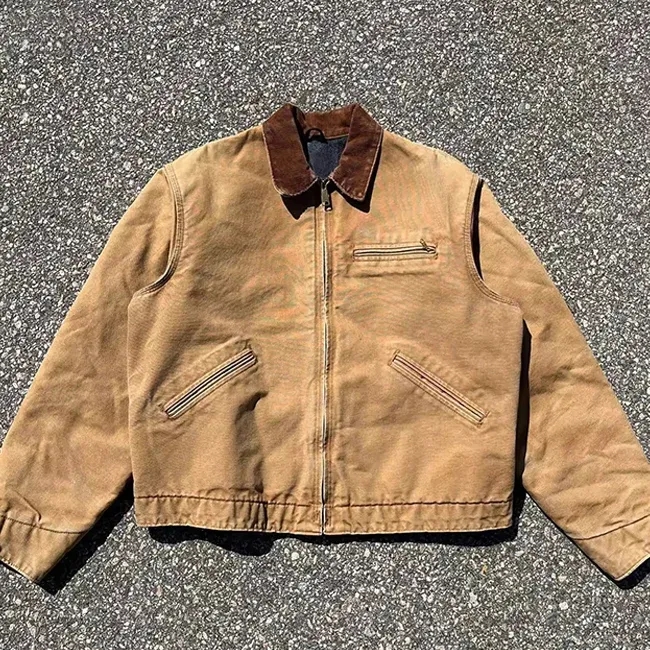 Custom Vintage Carpenter Canvas Jacket 7