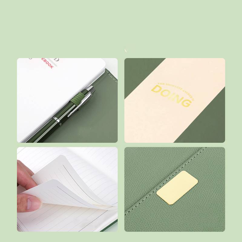 A5 Custom PU Leather Cover Business Notebook 2
