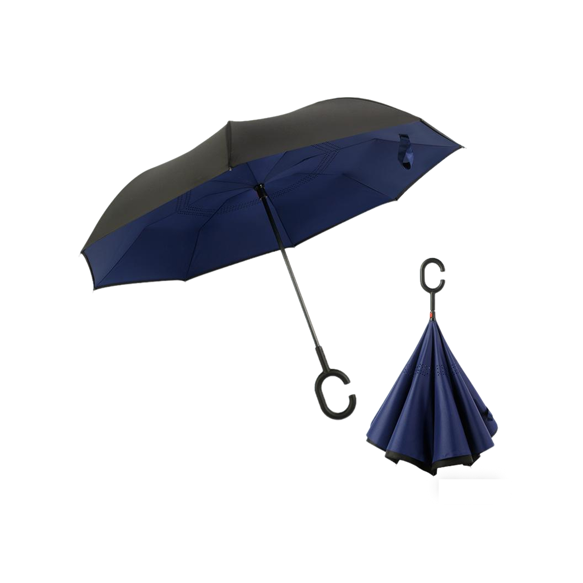 Double Layer Reverse Folding Weather Umbrella 14