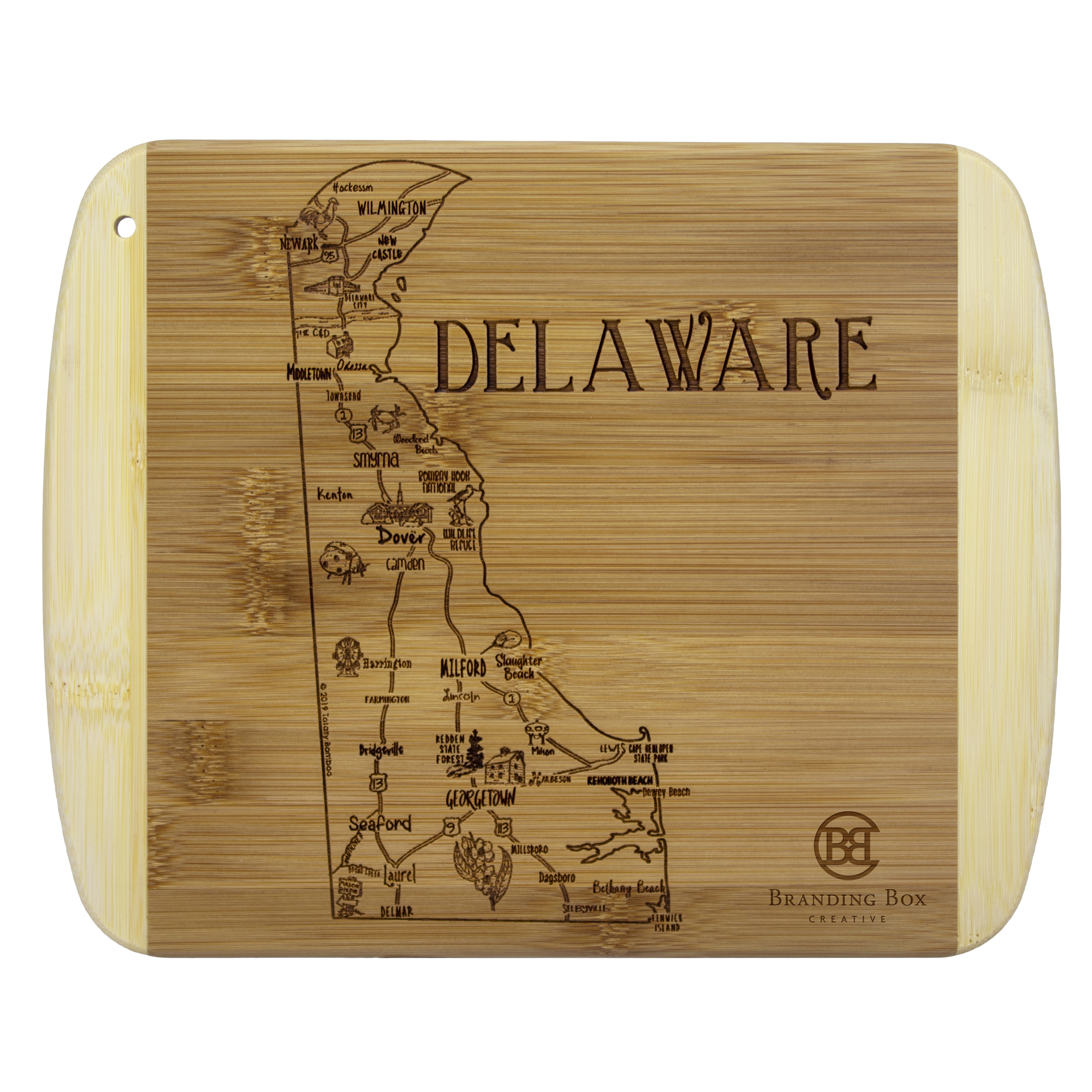 A Slice of Life Delaware Serving & Cutting Board