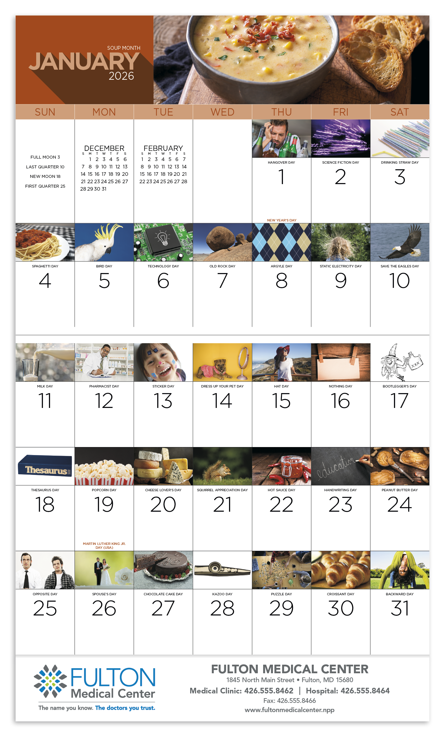 Good Value™ National Day - Stapled Calendar 40