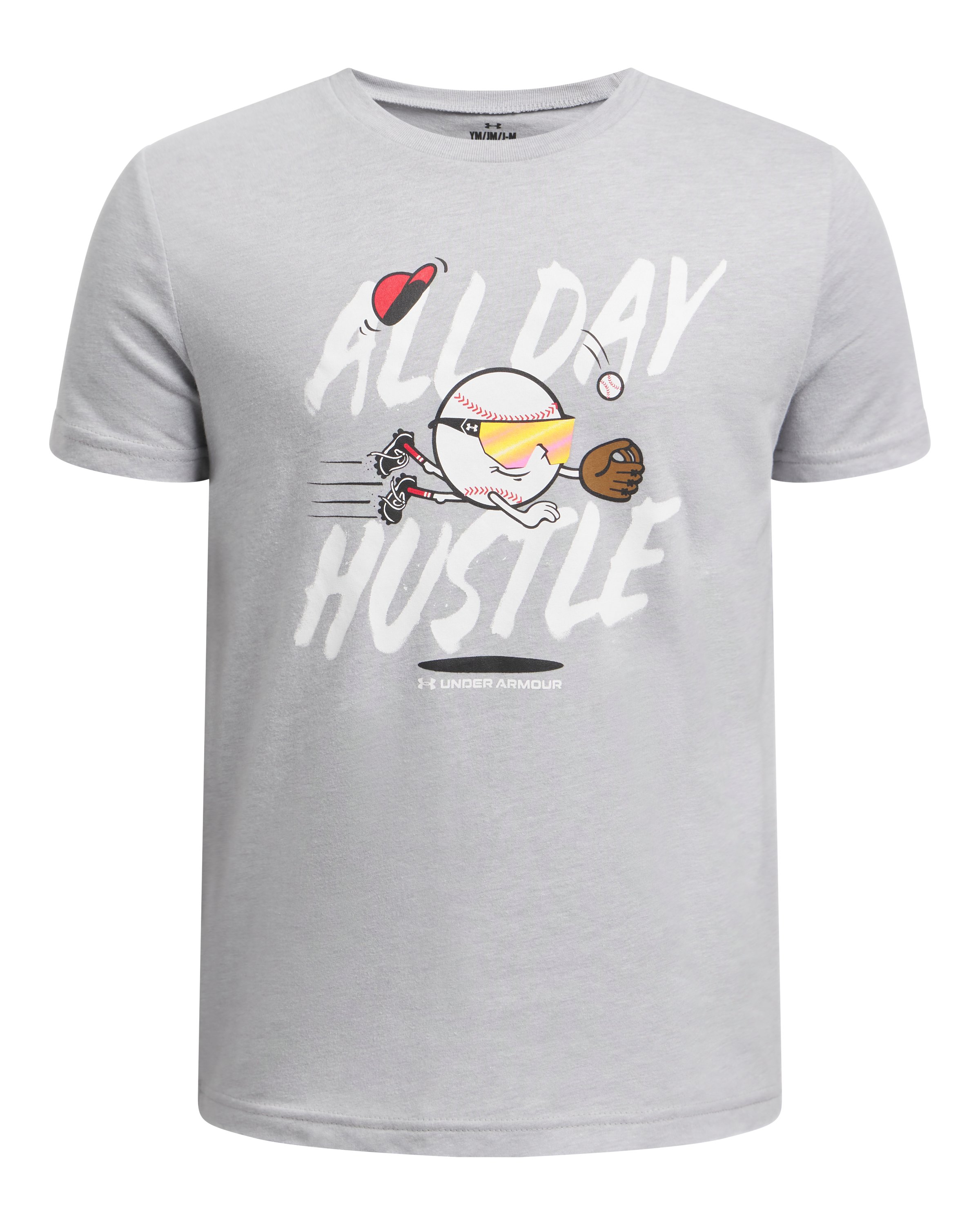 UA Baseball Hustle Boys' Short Sleeve 2