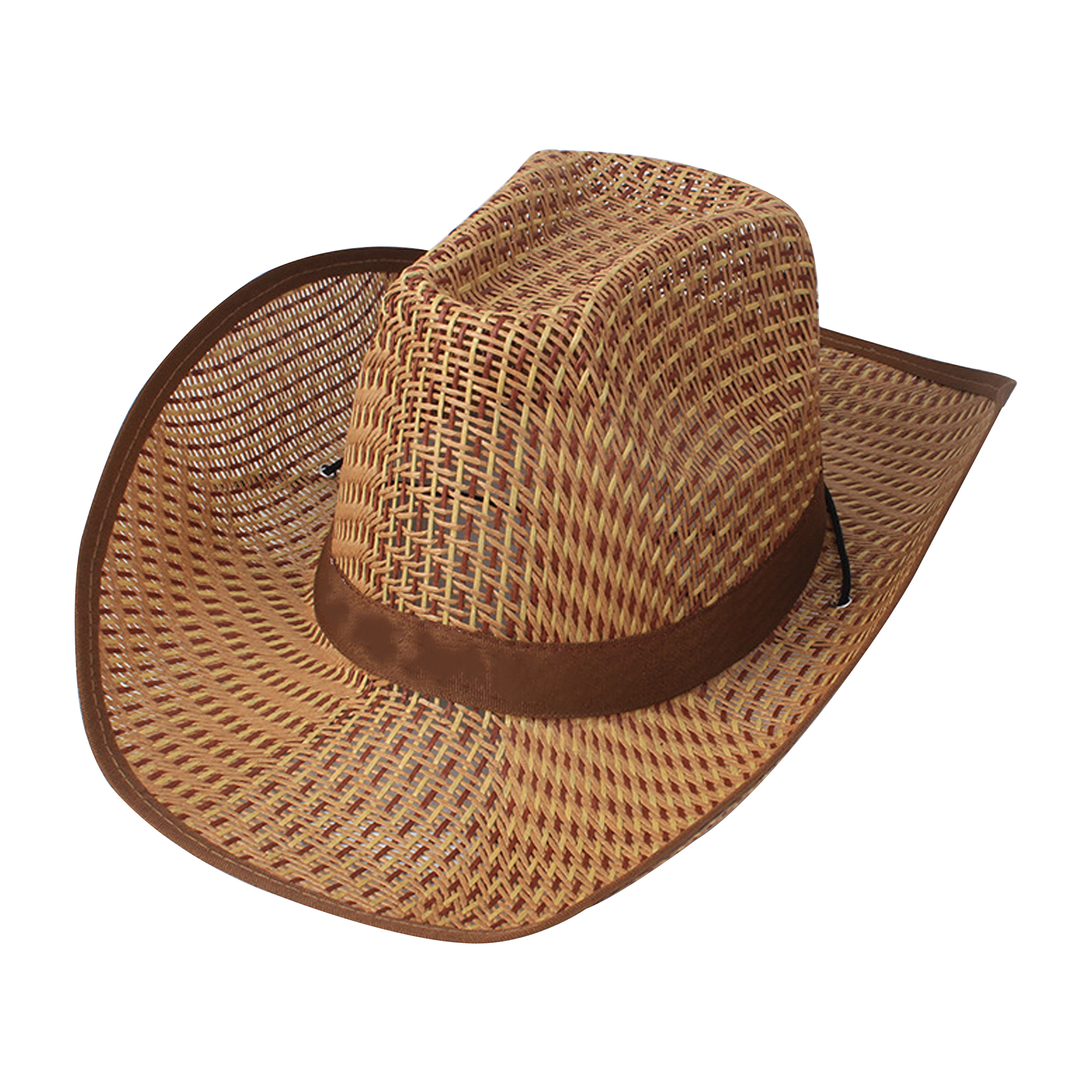 Straw Cowboy Hat With Customizable Band 2