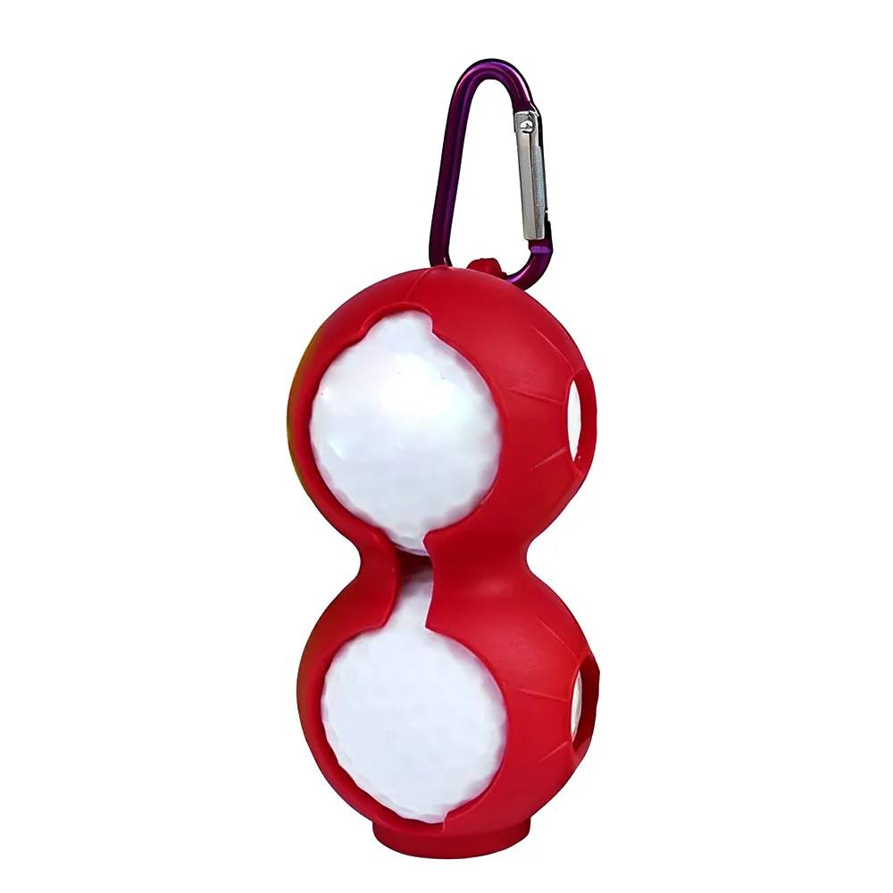 Silicone Golf Ball Holder with Carabiner 4